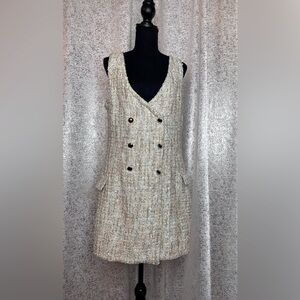 Never worn tweed blazer dress